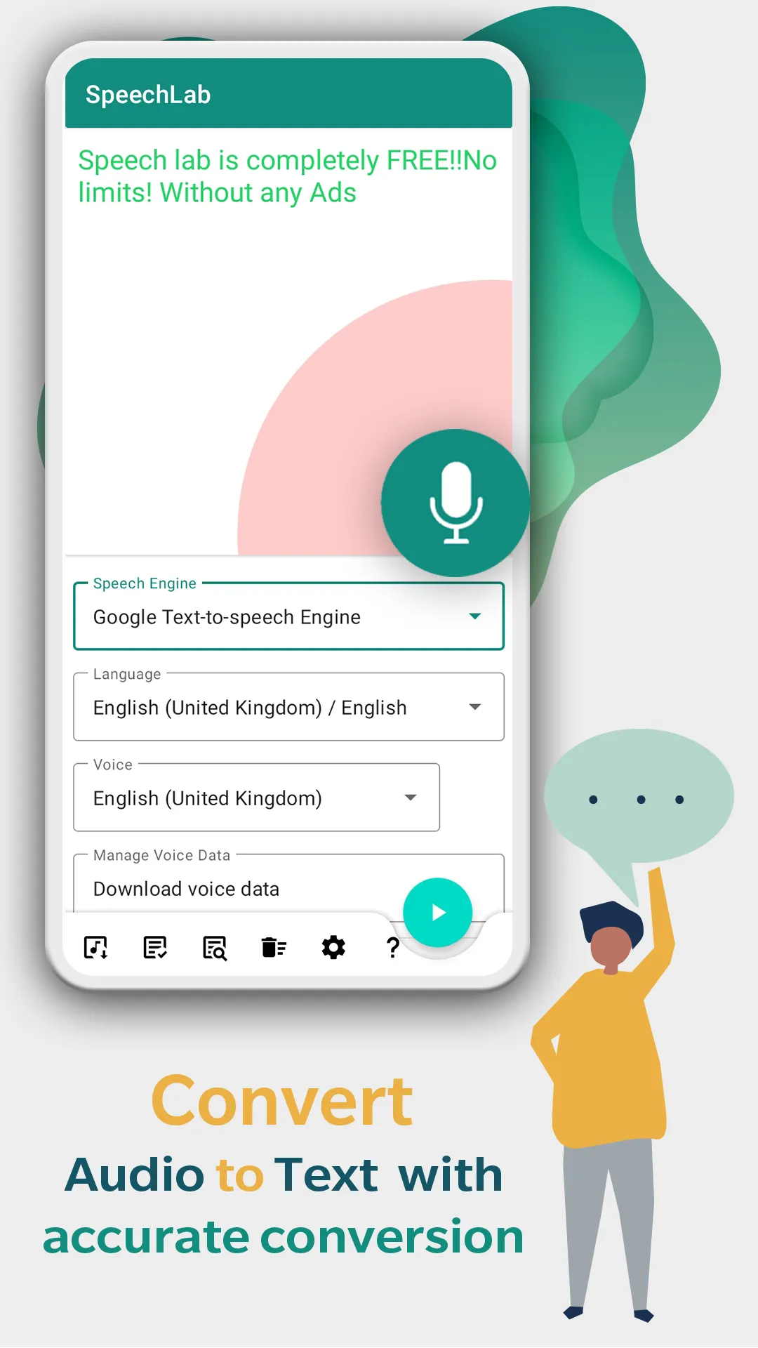 SpeechLab - Text To Speech TTS | Indus Appstore | Screenshot