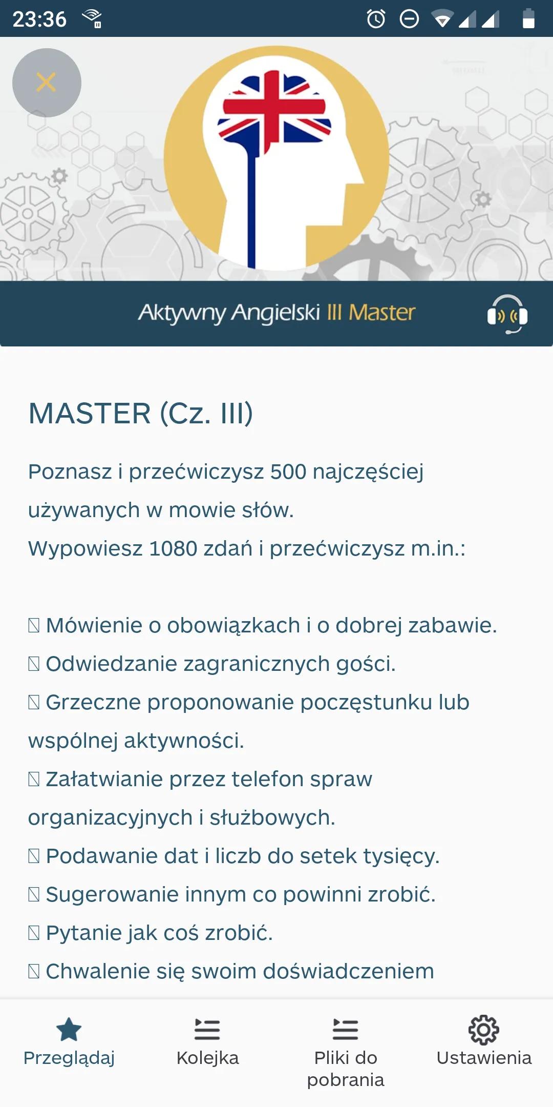 Aktywny Angielski - Trening Mó | Indus Appstore | Screenshot