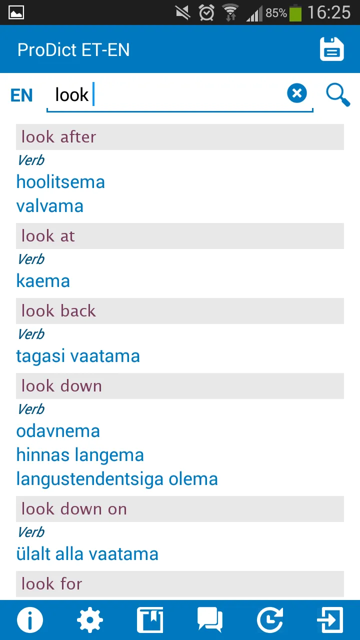 Estonian - English dictionary | Indus Appstore | Screenshot