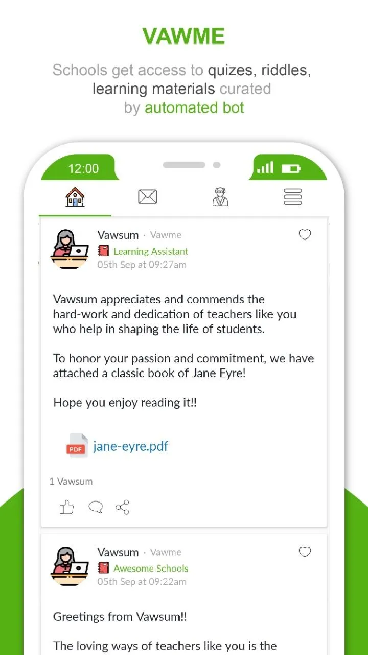 Vawsum - School App - ERP | Indus Appstore | Screenshot