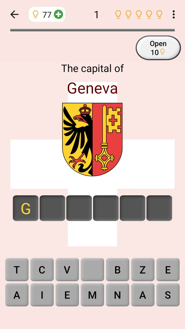 Swiss Cantons - Map & Capitals | Indus Appstore | Screenshot