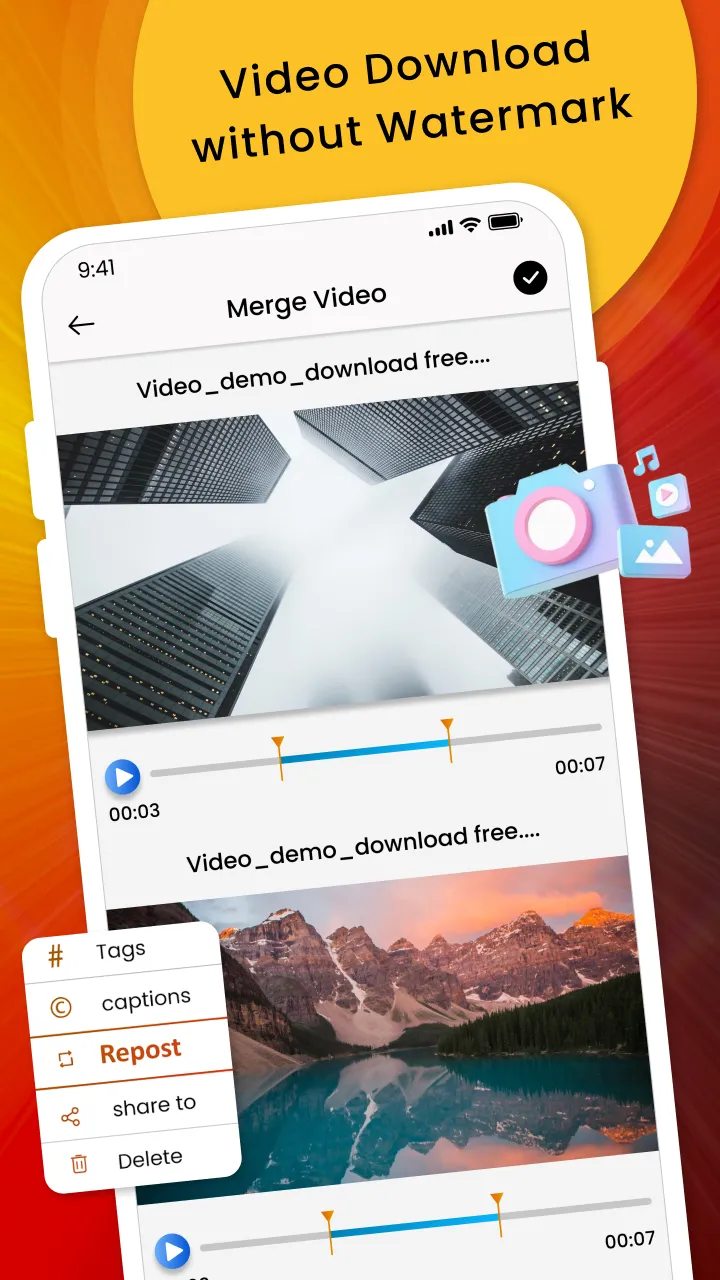 Video Downloader No Watermark | Indus Appstore | Screenshot