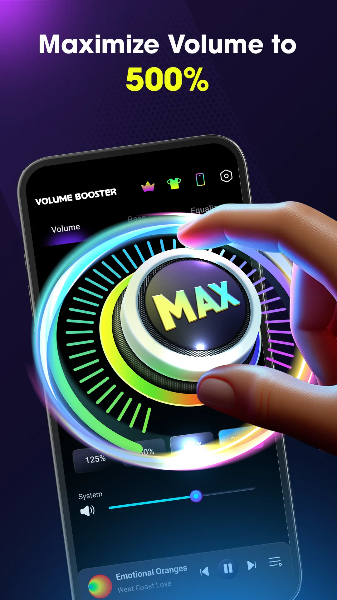 Volume Booster & Sound Booster | Indus Appstore | Screenshot