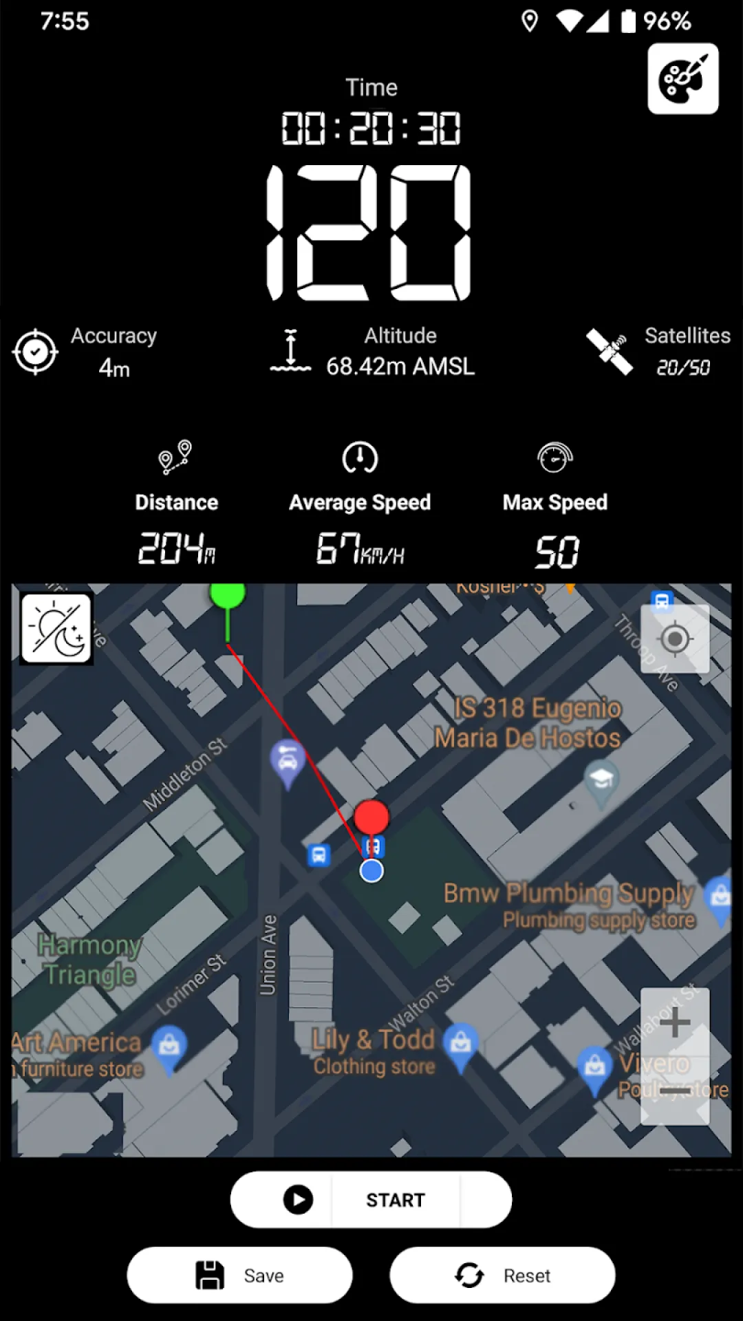 Speedometer - GPS Speed Meter | Indus Appstore | Screenshot