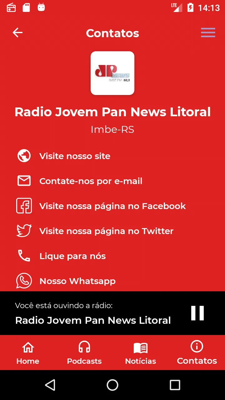 Litoral - Jovem Pan News 92,3 | Indus Appstore | Screenshot