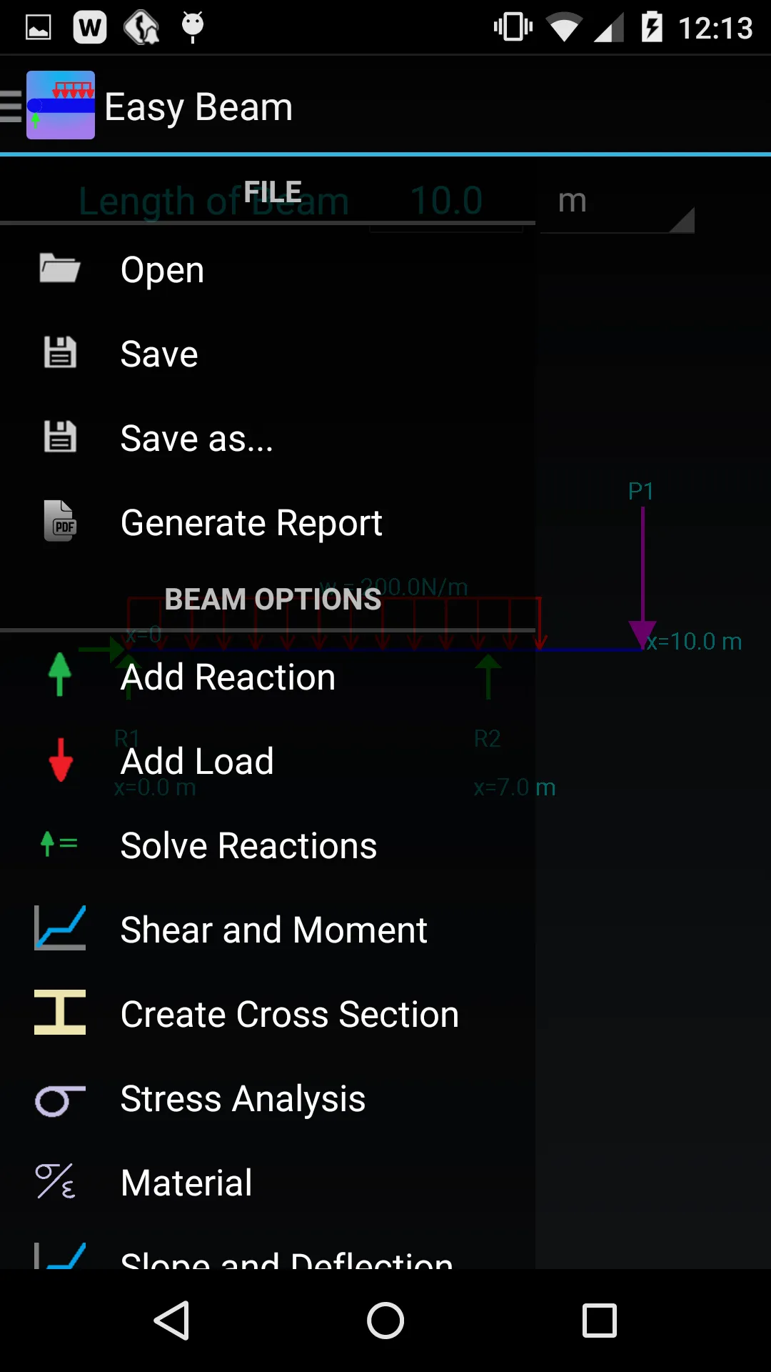 Easy Beam Analysis | Indus Appstore | Screenshot