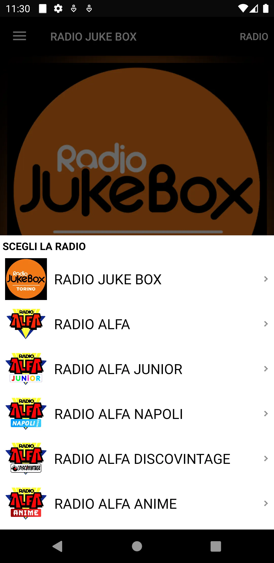 RADIO JUKE BOX TORINO | Indus Appstore | Screenshot