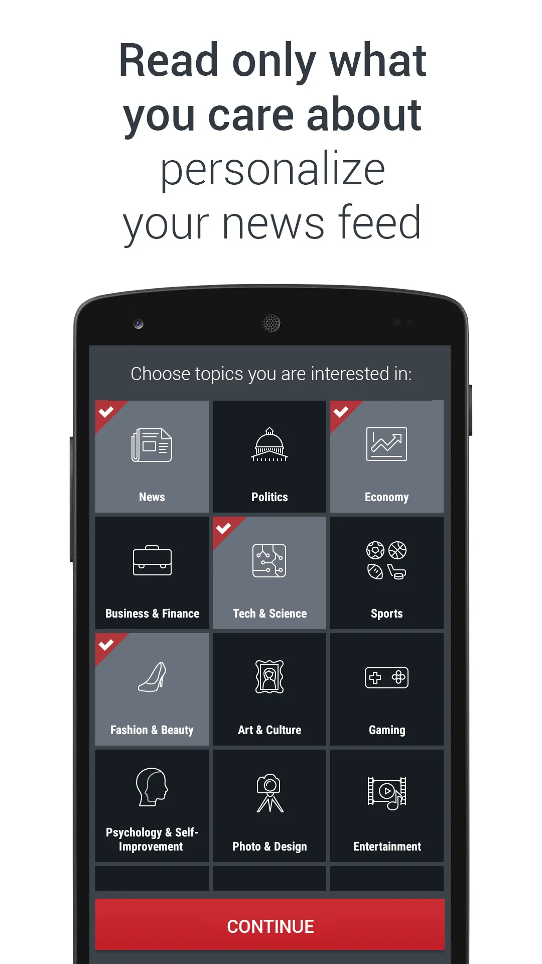 Anews: all the news and blogs | Indus Appstore | Screenshot