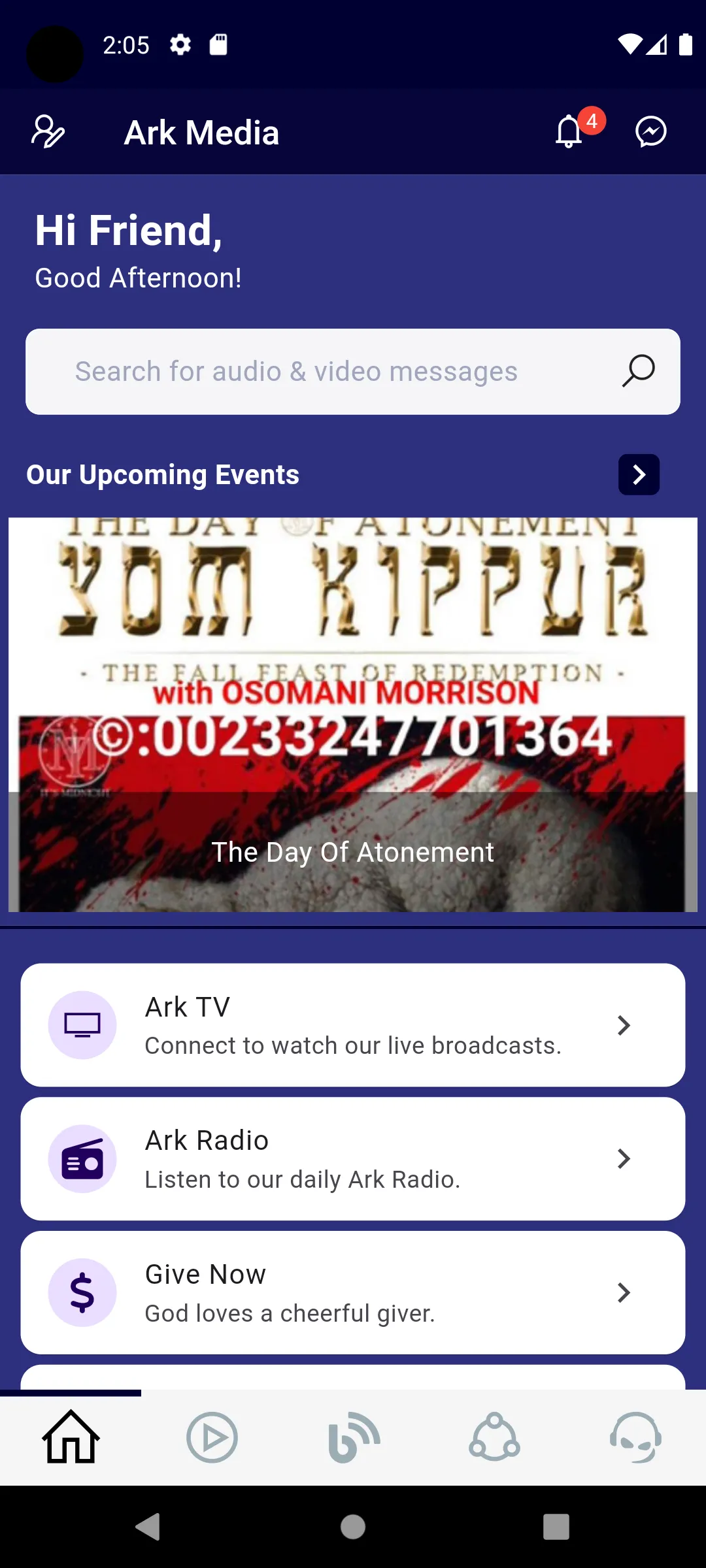 Ark Media GE | Indus Appstore | Screenshot