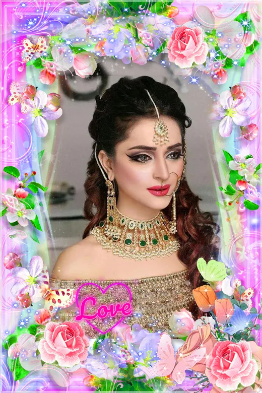 Lovely flower photo frame | Indus Appstore | Screenshot