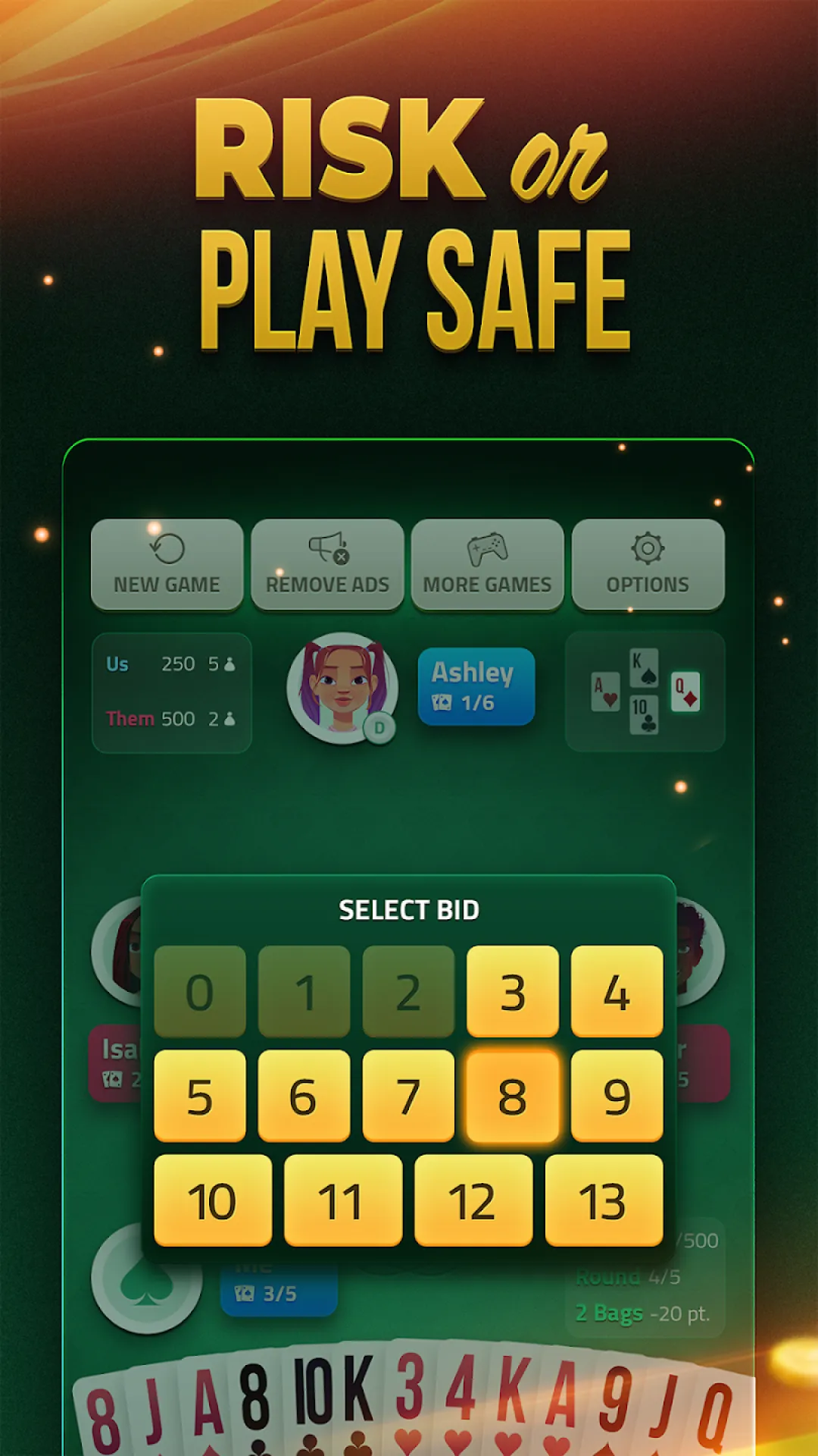 Spades Offline - Card Game | Indus Appstore | Screenshot