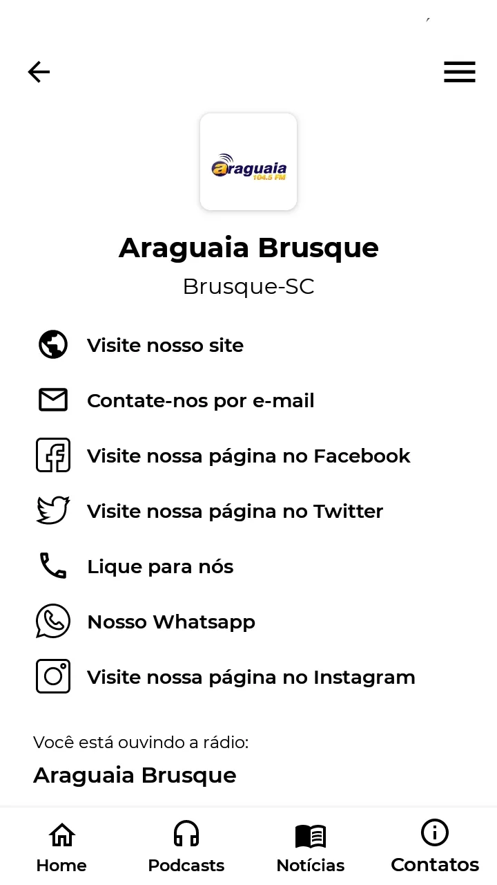 Araguaia Brusque | Indus Appstore | Screenshot