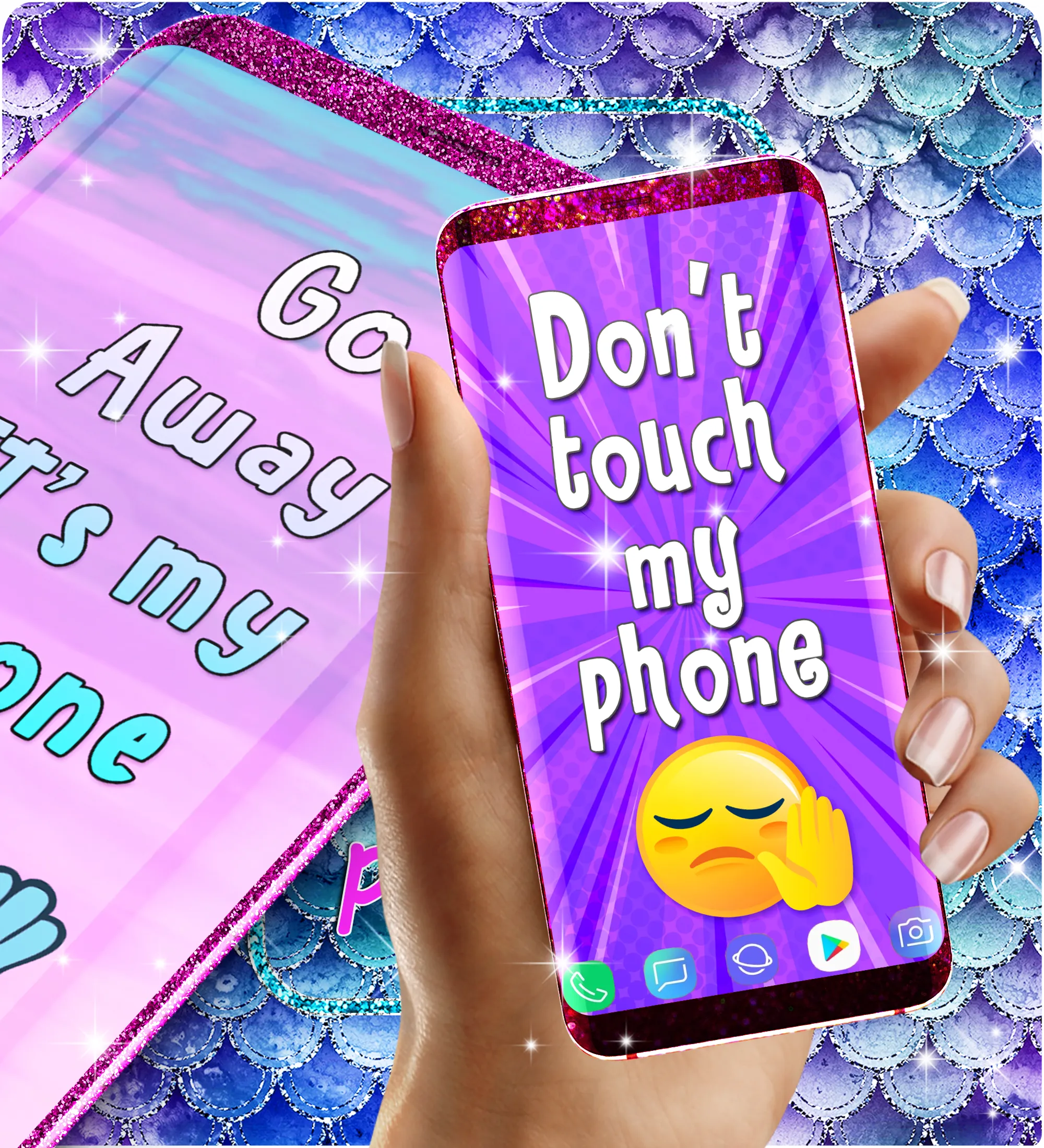 Don't touch my phone wallpaper | Indus Appstore | Screenshot