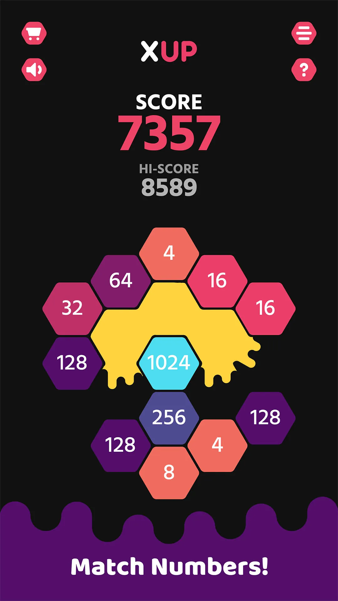 XUP - Hexa Sort 2048 Game | Indus Appstore | Screenshot