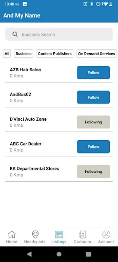 AmplifierApp - Nearby Listings | Indus Appstore | Screenshot