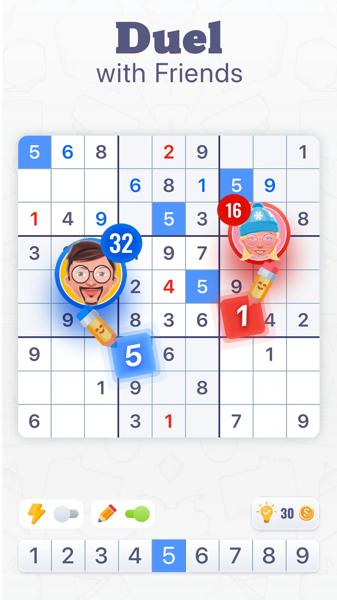 Sudoku Multiplayer Challenge | Indus Appstore | Screenshot