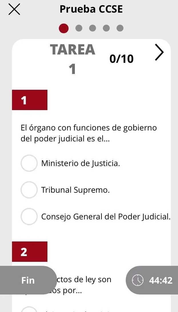 CCSE Nacionalidad Española | Indus Appstore | Screenshot