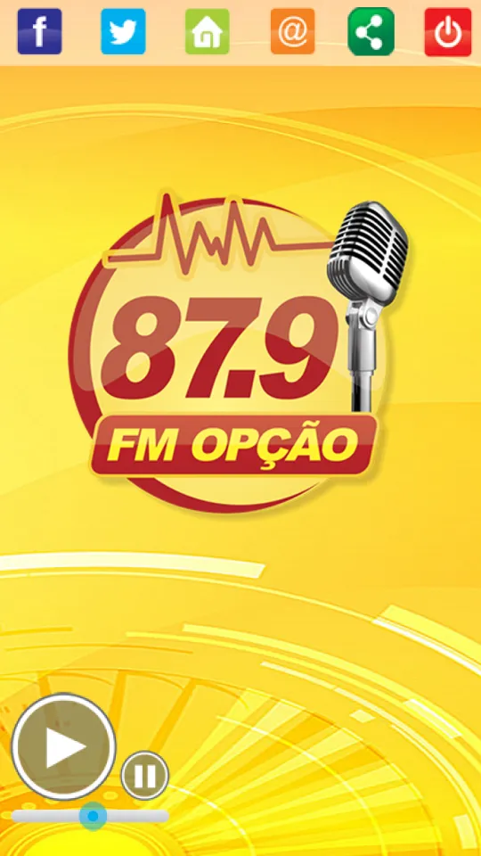 FM Opção 87.9 | Indus Appstore | Screenshot