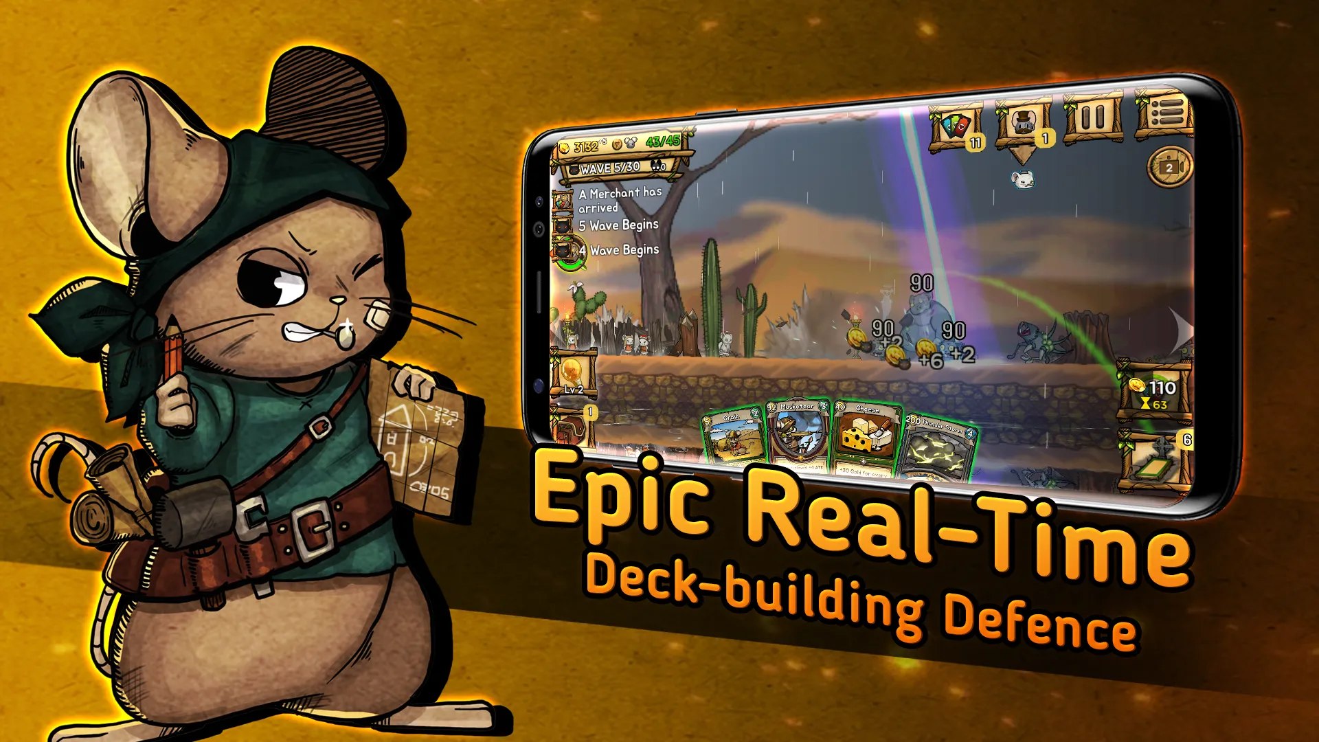 Ratropolis : CARD DEFENSE GAME | Indus Appstore | Screenshot