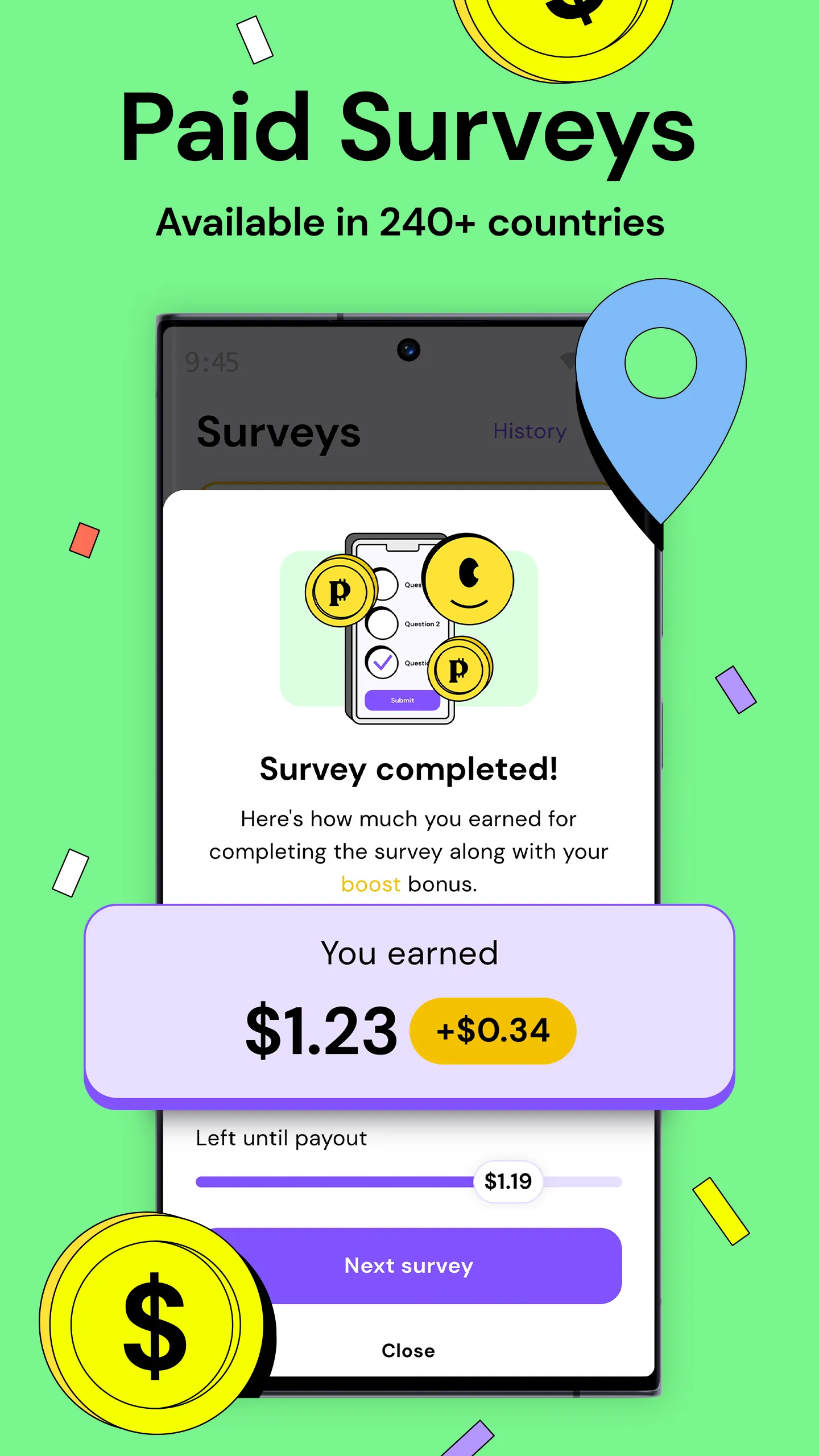 Pawns.app: Surveys for Money | Indus Appstore | Screenshot