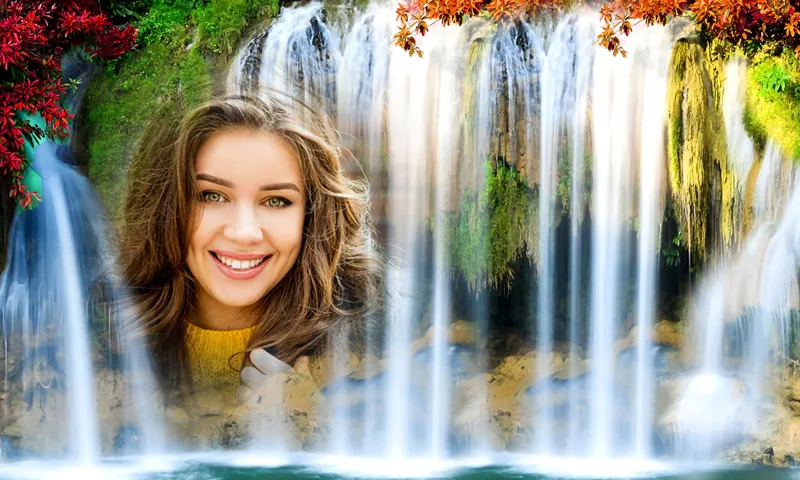 Waterfall Photo Frames | Indus Appstore | Screenshot