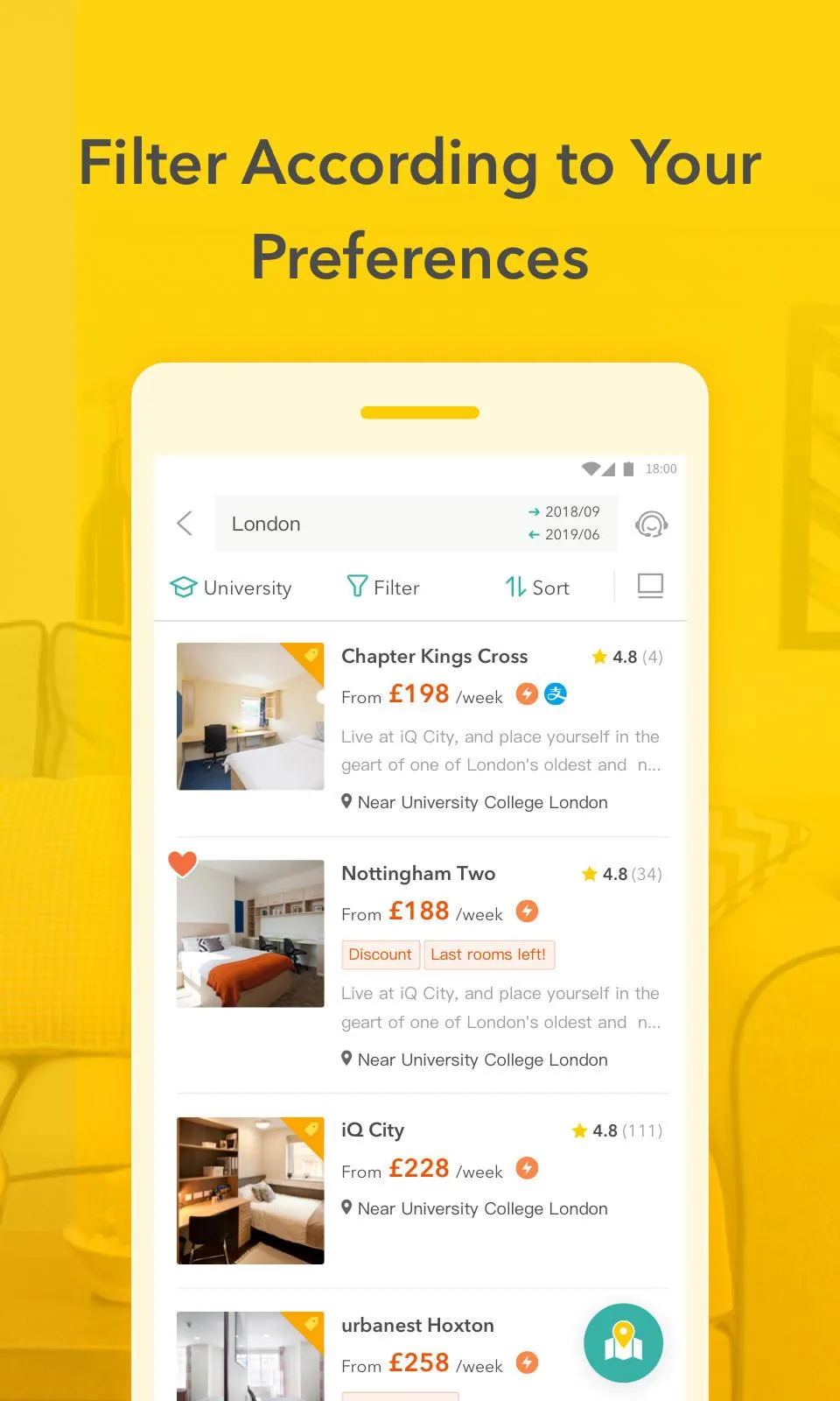 Student.com: Find your home | Indus Appstore | Screenshot