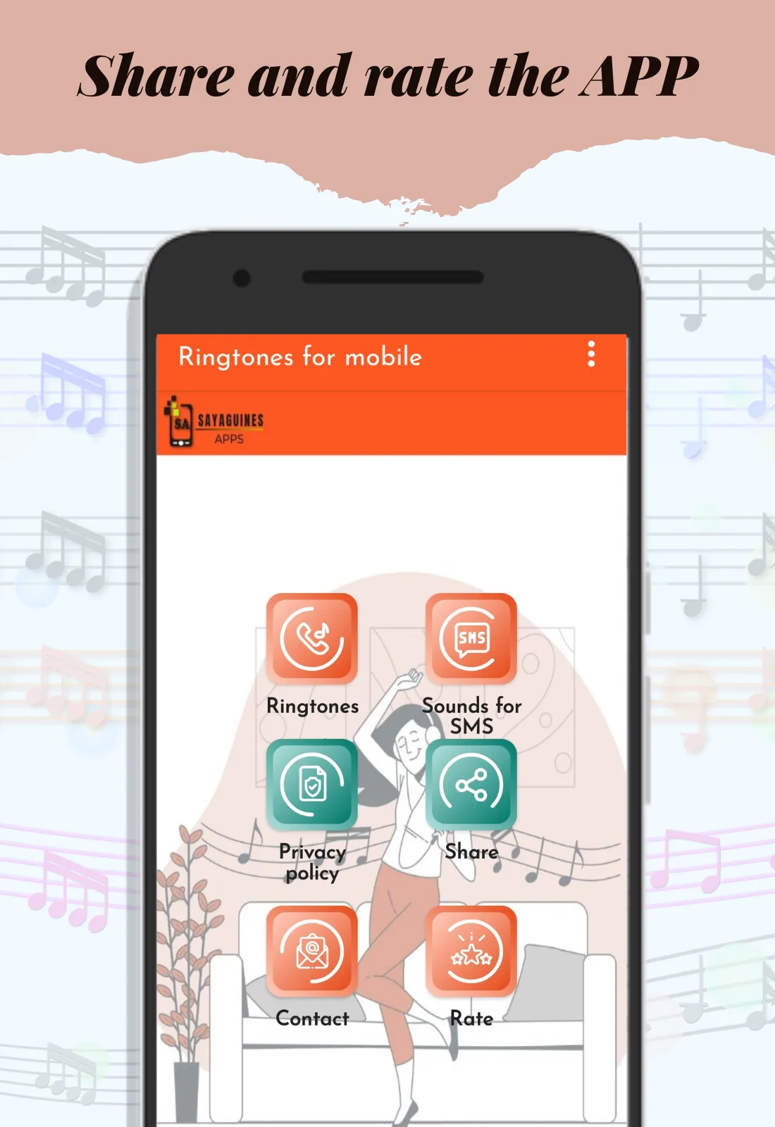 Cell phone ringtones | Indus Appstore | Screenshot