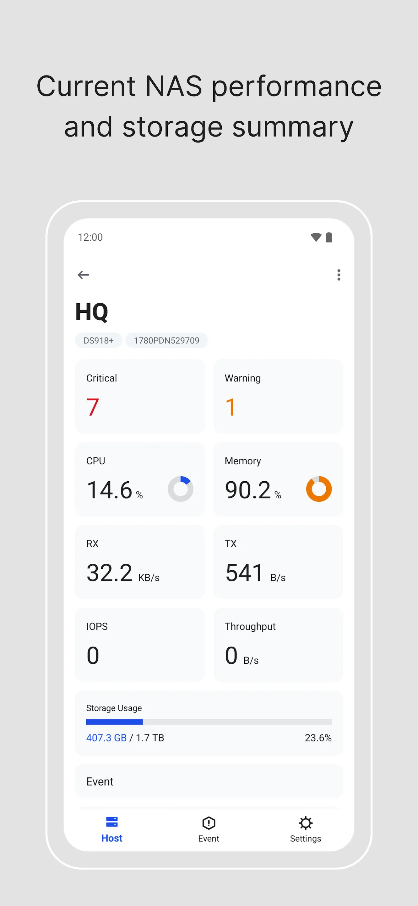 Synology Active Insight | Indus Appstore | Screenshot