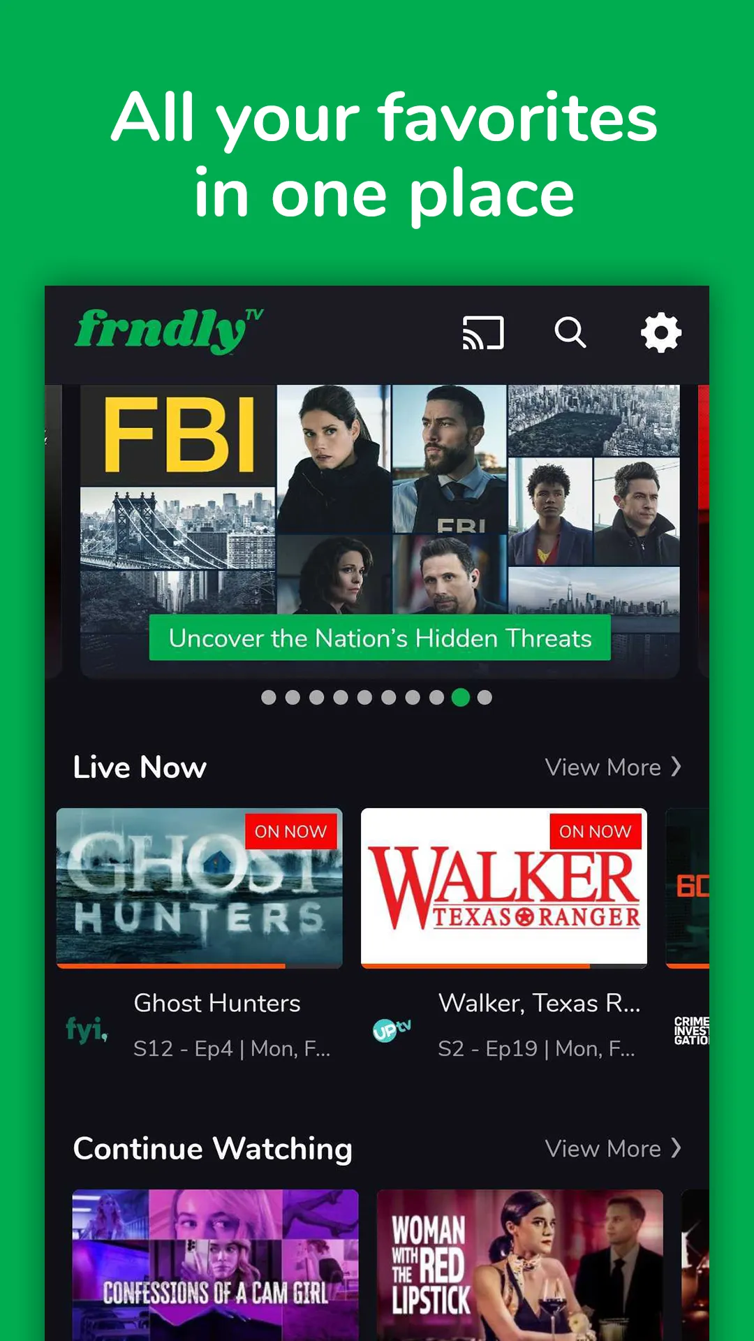 Frndly TV: Live TV & Movies. | Indus Appstore | Screenshot