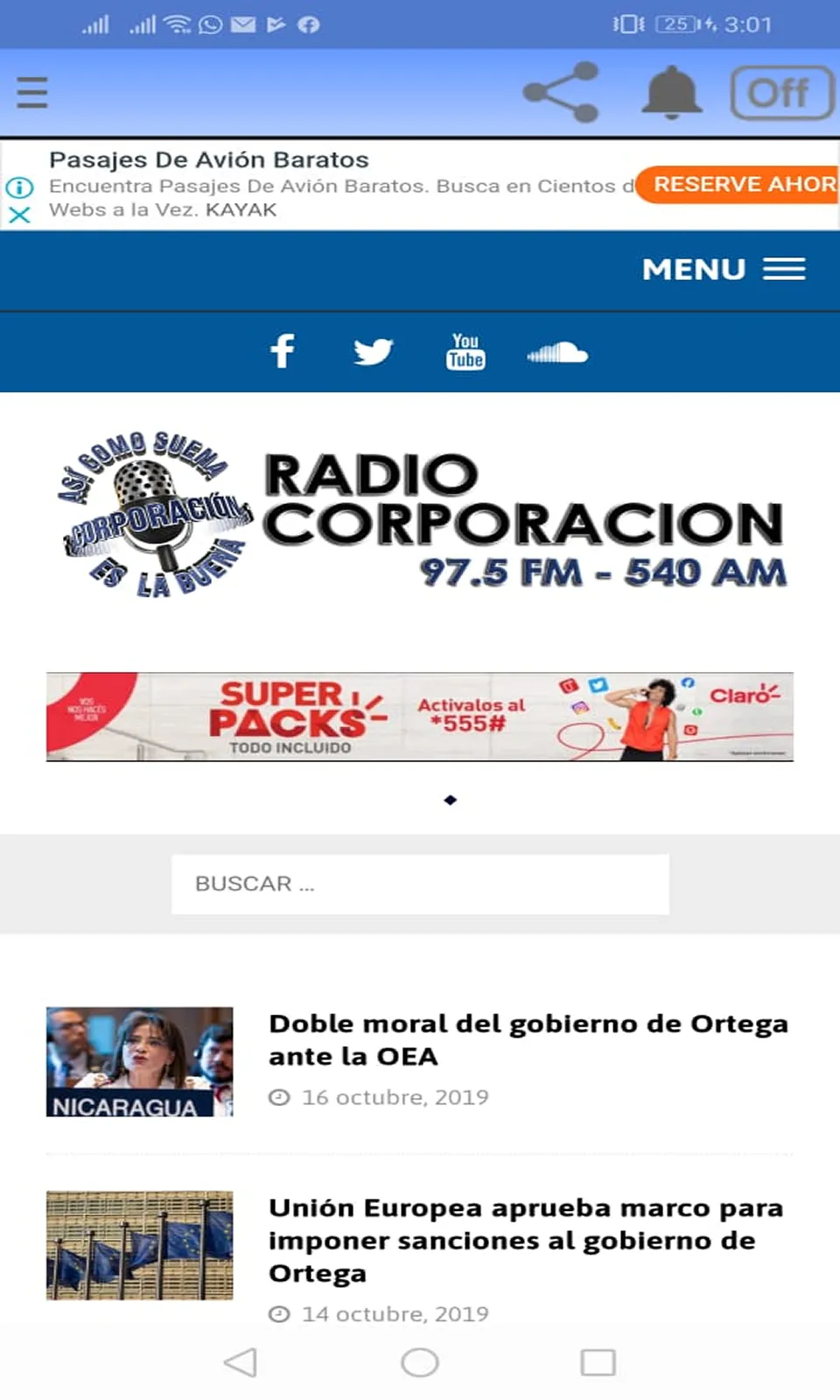 Radio Corporacion de Nicaragua | Indus Appstore | Screenshot