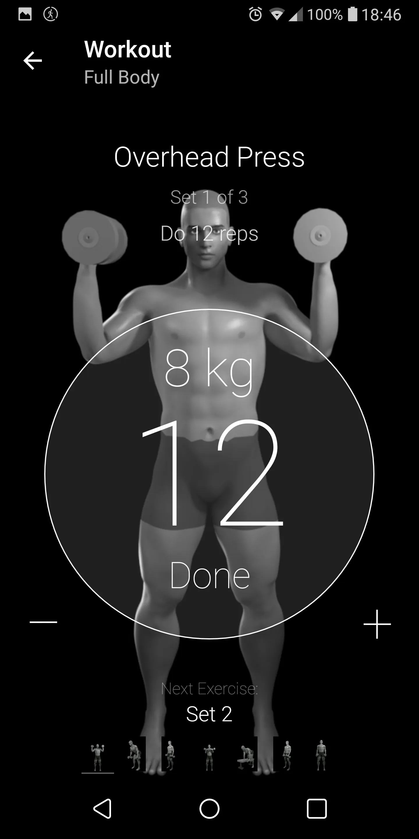 Dumbbell Home Workout | Indus Appstore | Screenshot