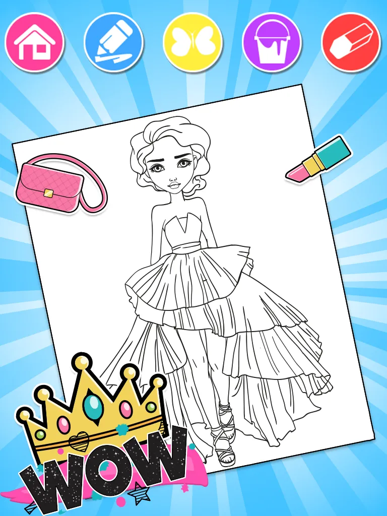 Fashion Coloring Book | Indus Appstore | Screenshot