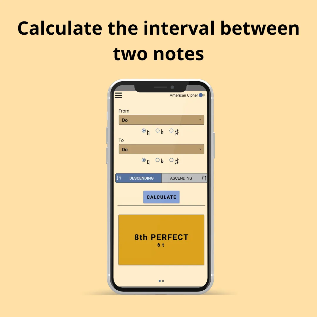 Music Interval Calculator | Indus Appstore | Screenshot