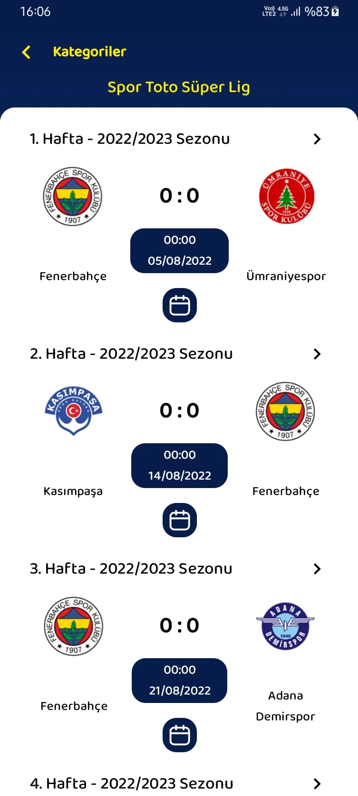 FenerSahada | Indus Appstore | Screenshot