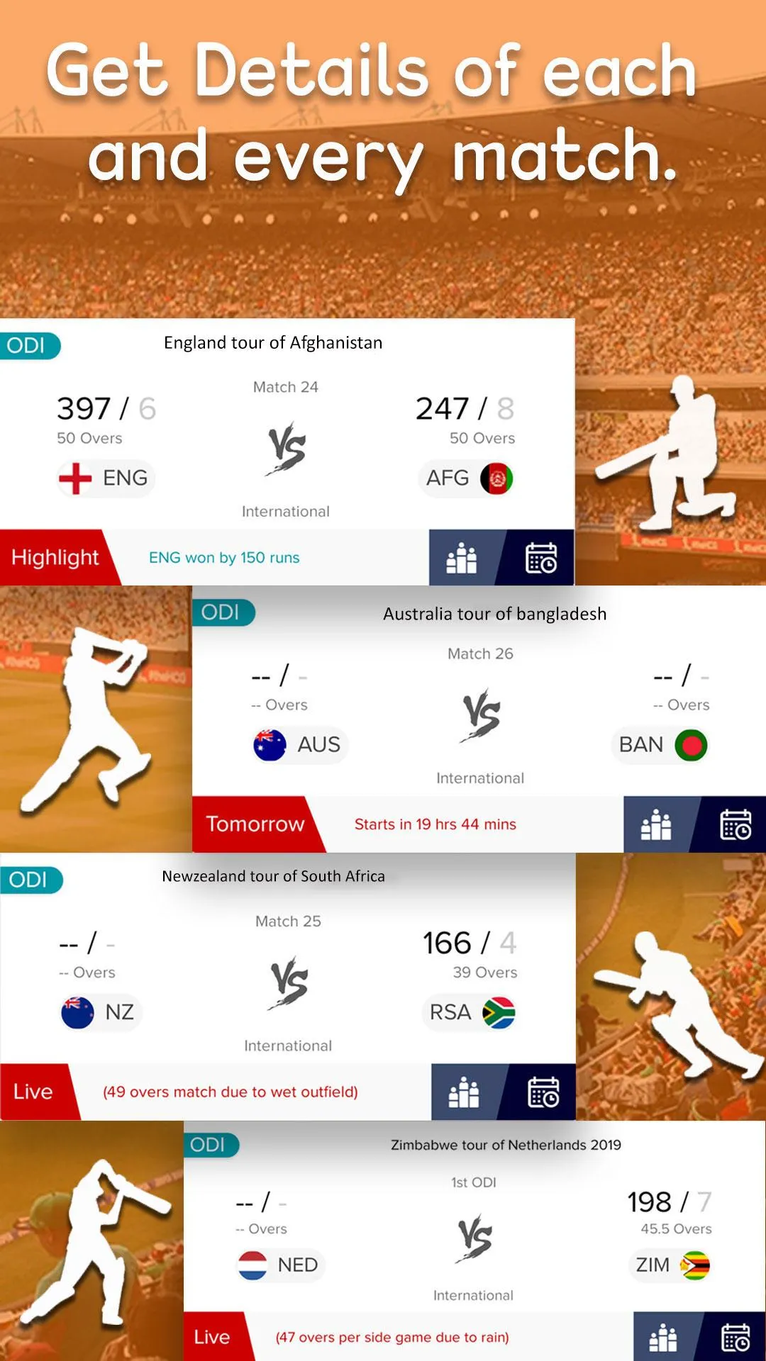 Live Cricket Score | Indus Appstore | Screenshot