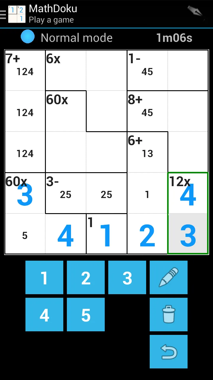 MathDoku | Indus Appstore | Screenshot