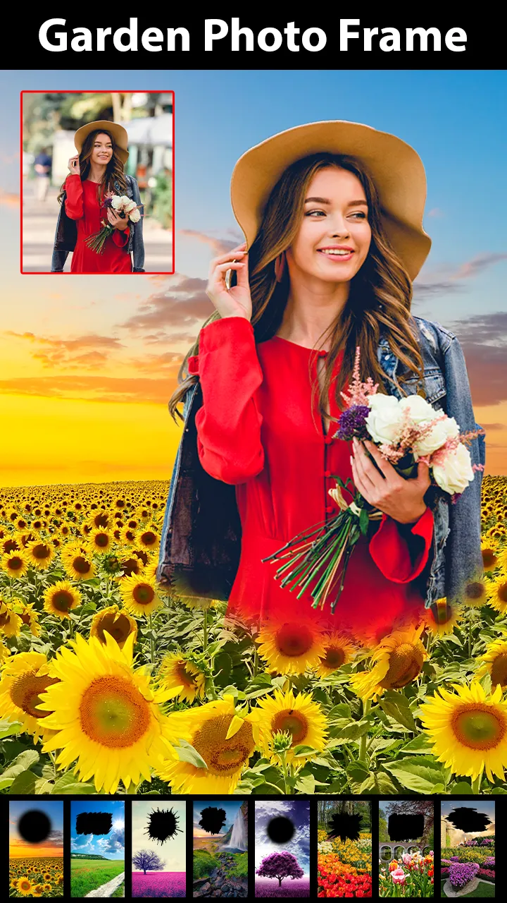 Garden Photo Frame Editor 2024 | Indus Appstore | Screenshot