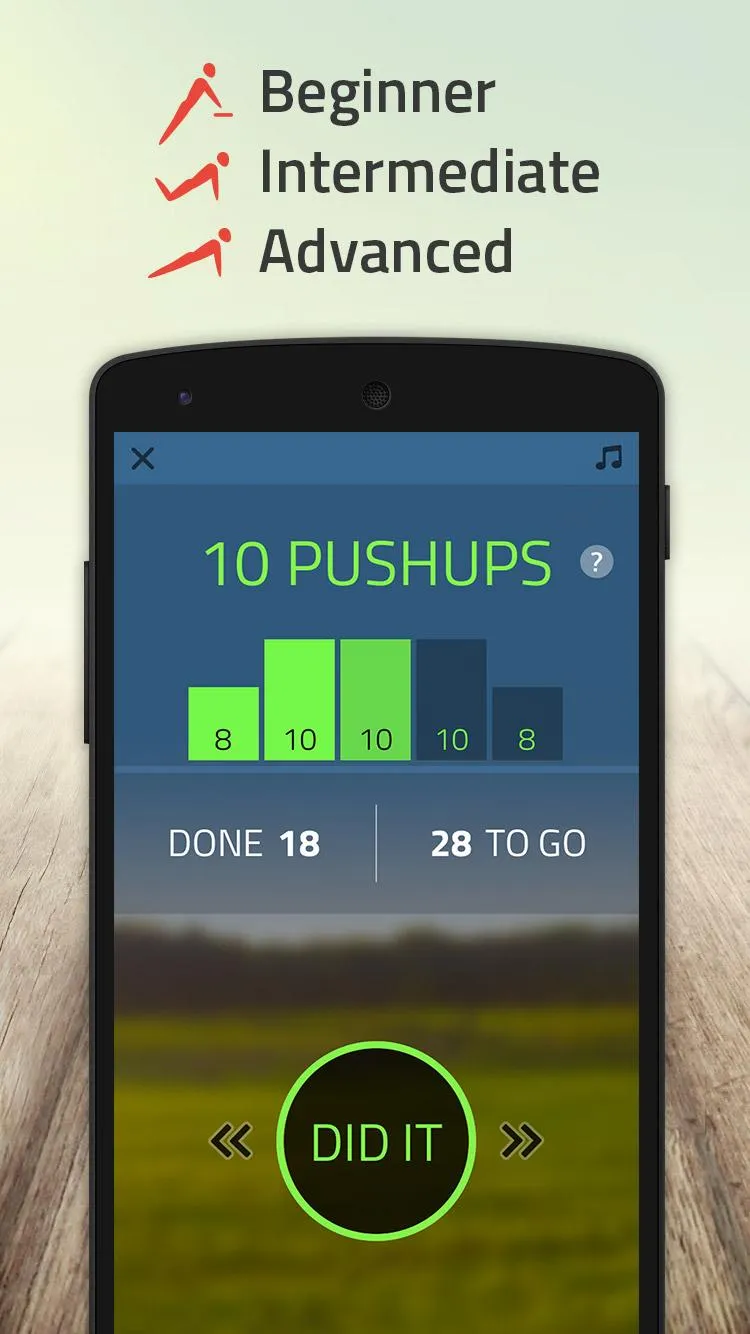 100 pushups: 0 to 100 push ups | Indus Appstore | Screenshot