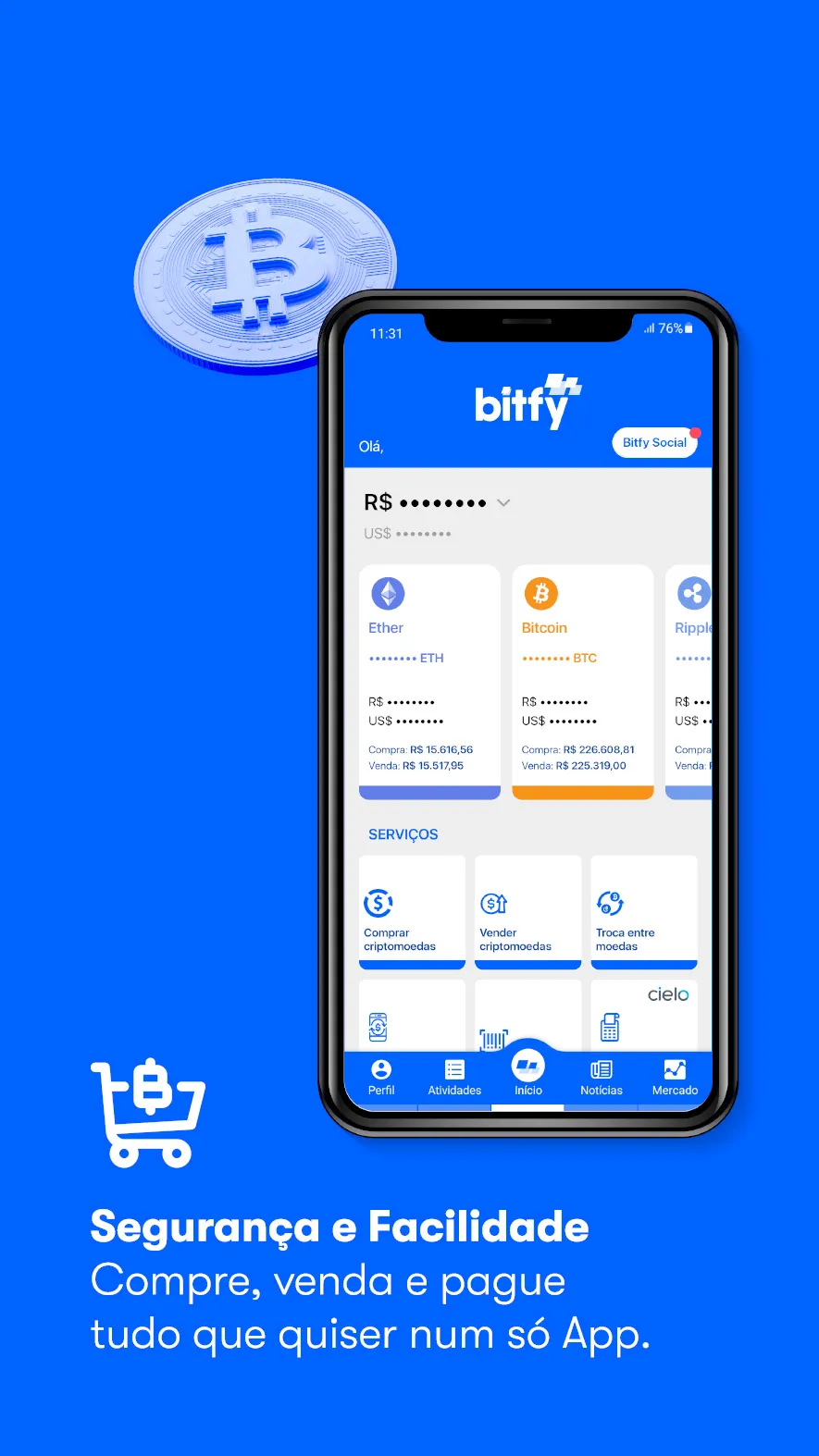 Bitfy SuperApp de Criptomoedas | Indus Appstore | Screenshot