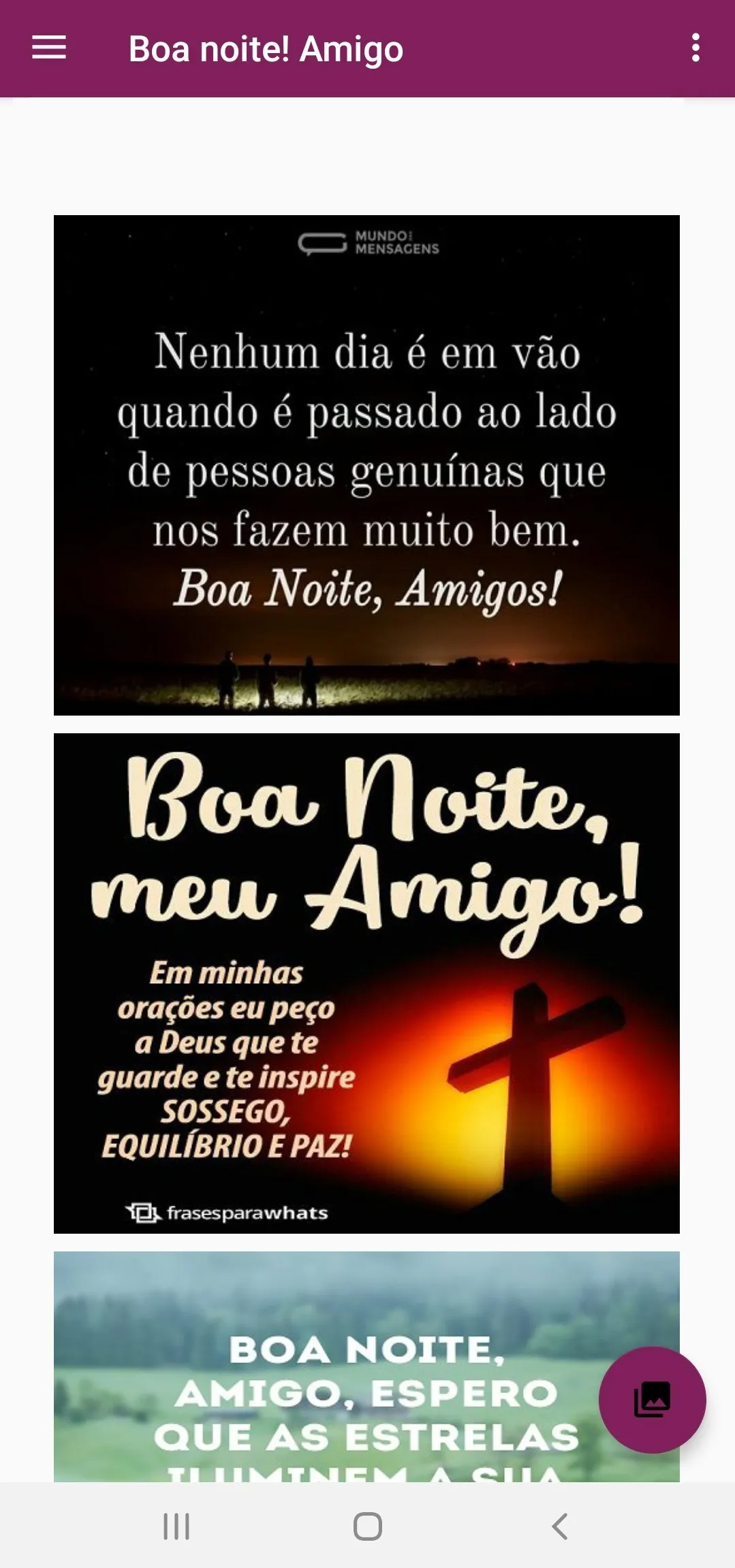 Bom dia, tarde e noite | Indus Appstore | Screenshot