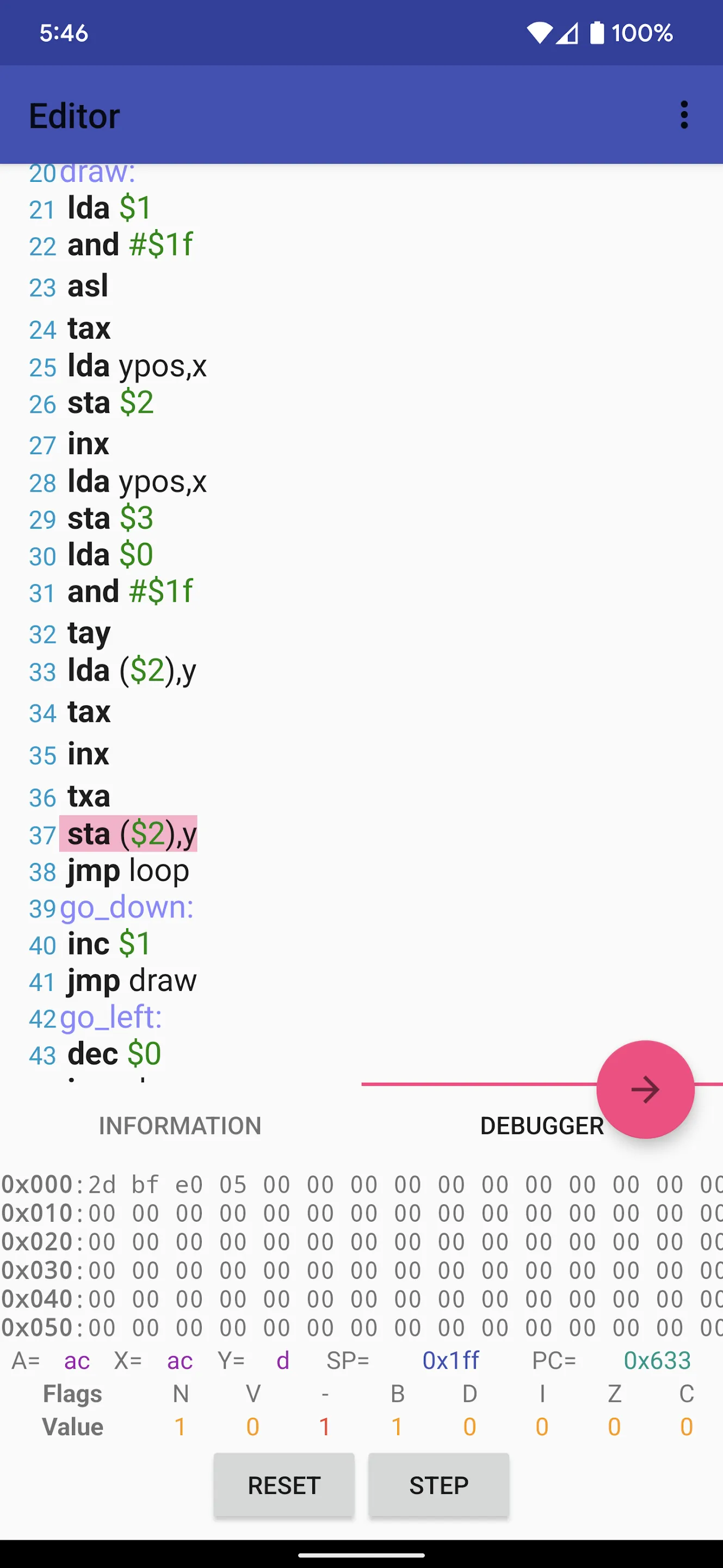 Learn 6502 Assembly | Indus Appstore | Screenshot