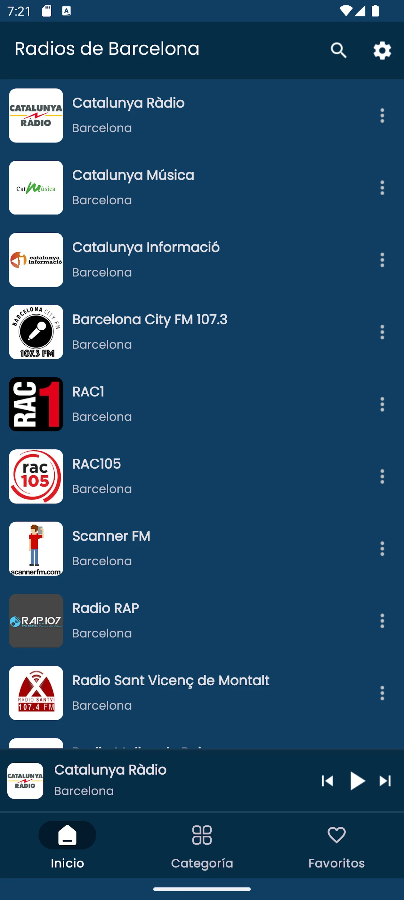 Radios from Barcelona | Indus Appstore | Screenshot