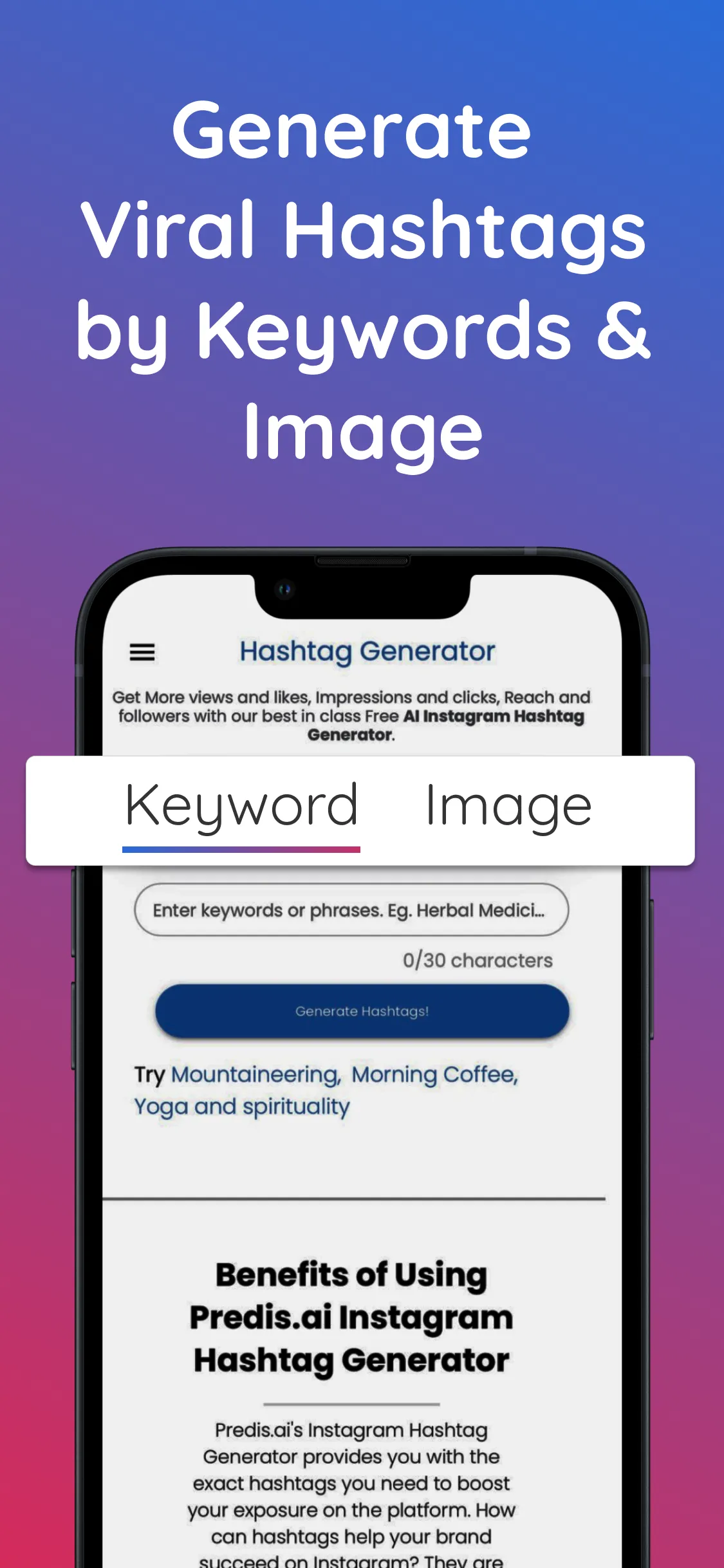 AI Hashtag Generator by Predis | Indus Appstore | Screenshot