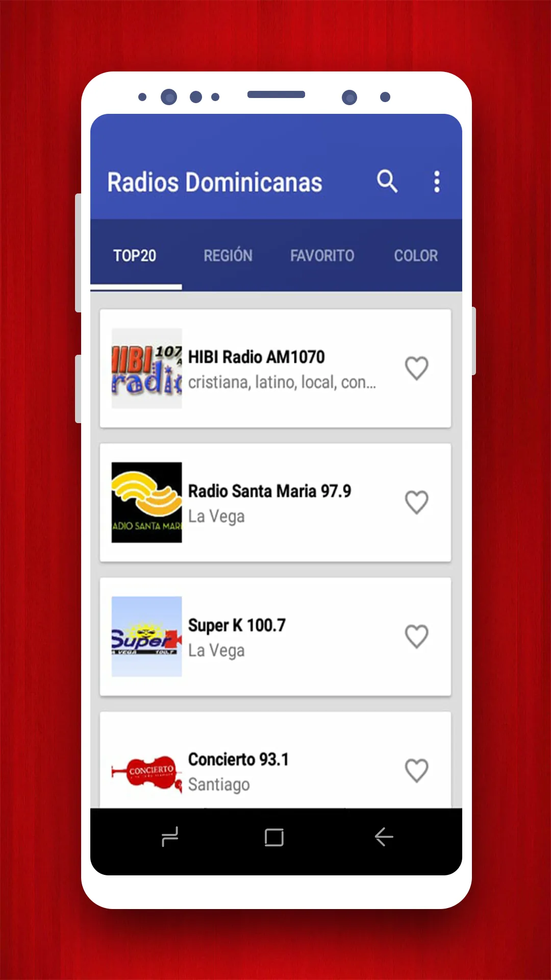 Radios De Republica Dominicana | Indus Appstore | Screenshot