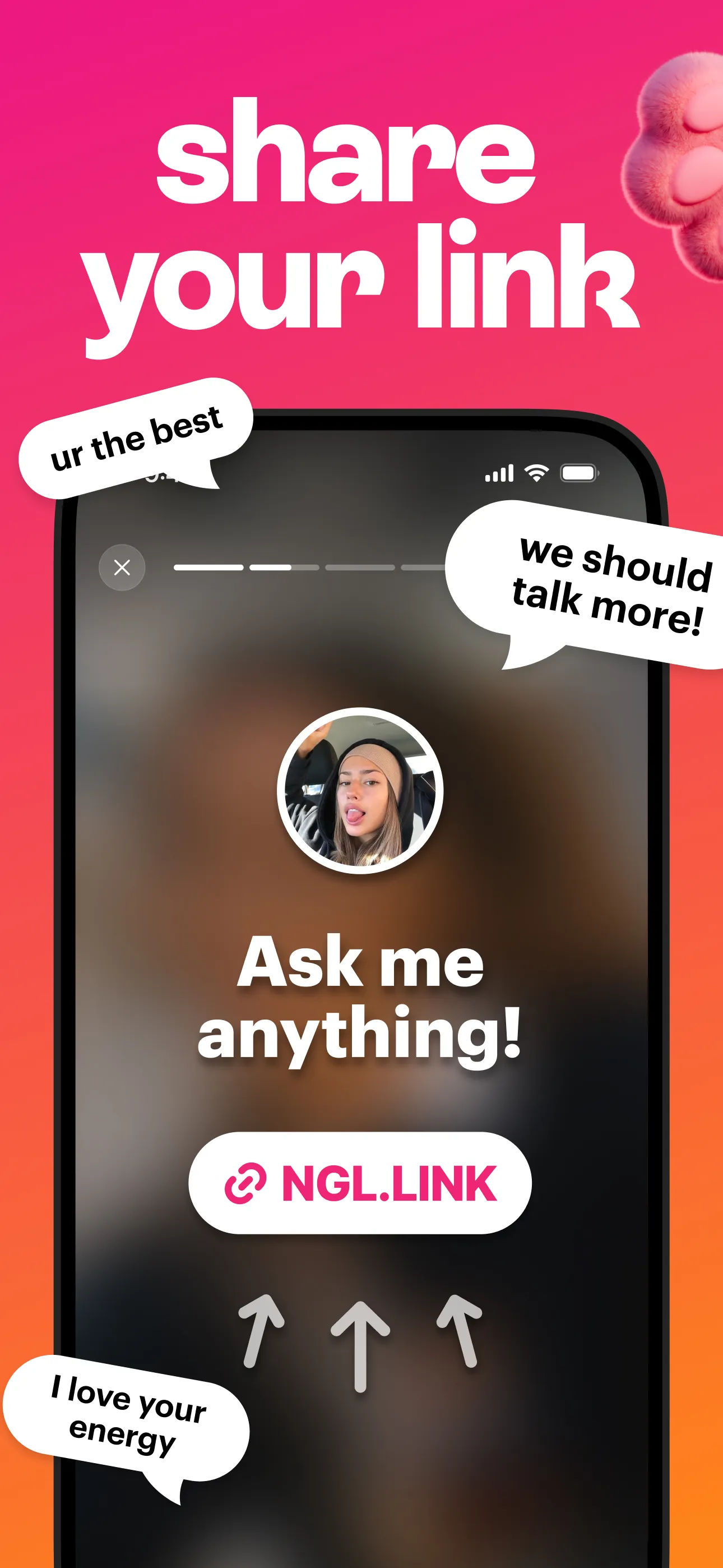 NGL: ask me anything | Indus Appstore | Screenshot