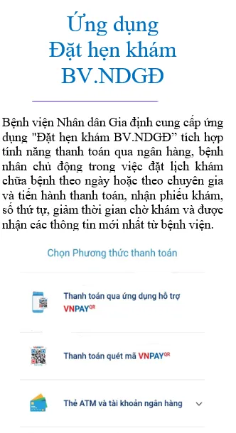 Đăng ký khám - BV ND GIA ĐỊNH | Indus Appstore | Screenshot