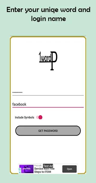 Password Generator: 1Word | Indus Appstore | Screenshot