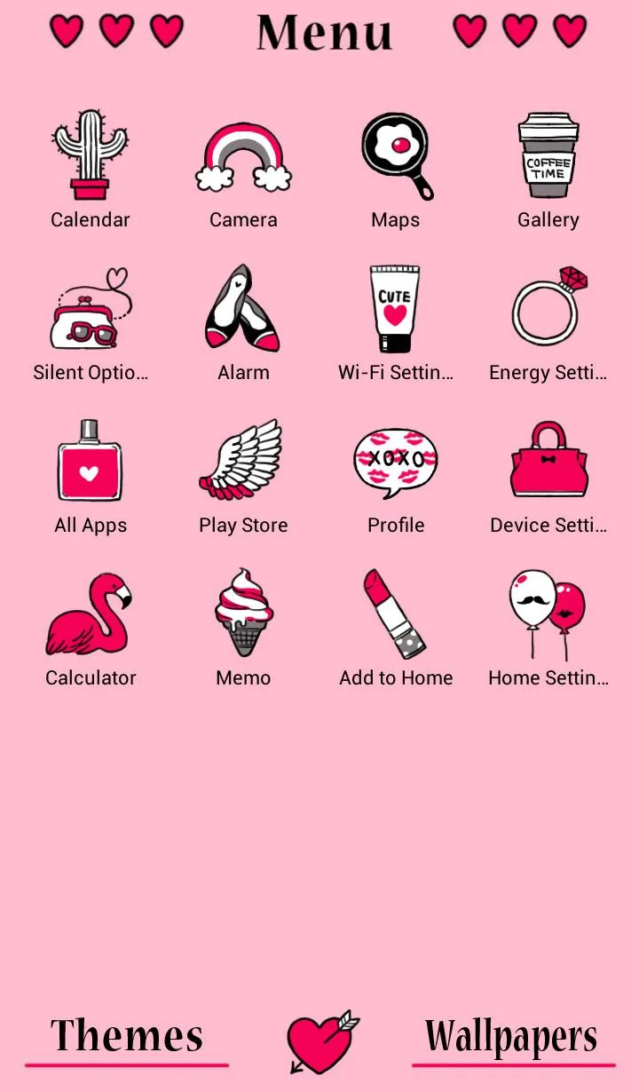 Heart Snap Theme | Indus Appstore | Screenshot