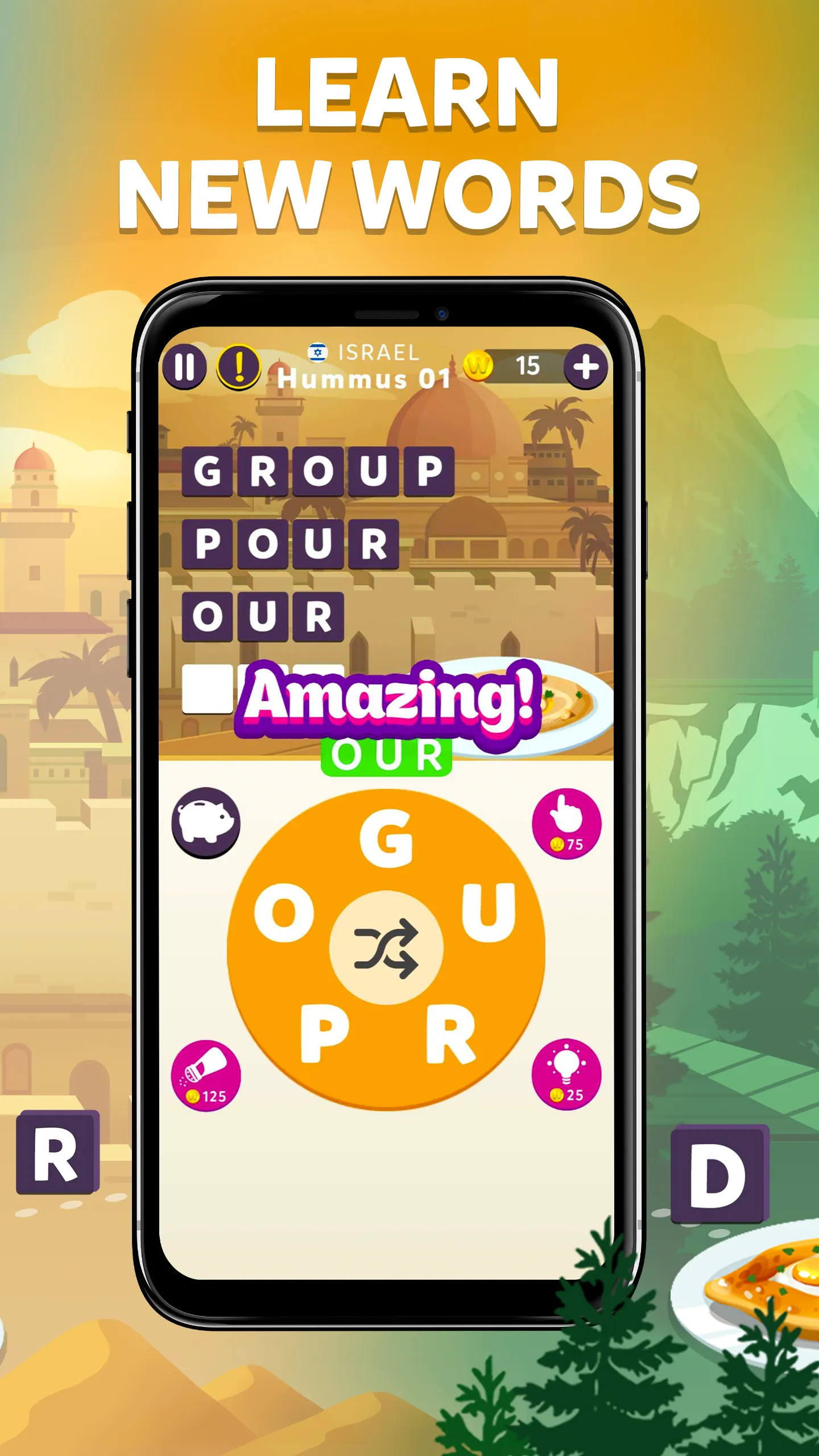 Wordelicious - Fun Word Puzzle | Indus Appstore | Screenshot