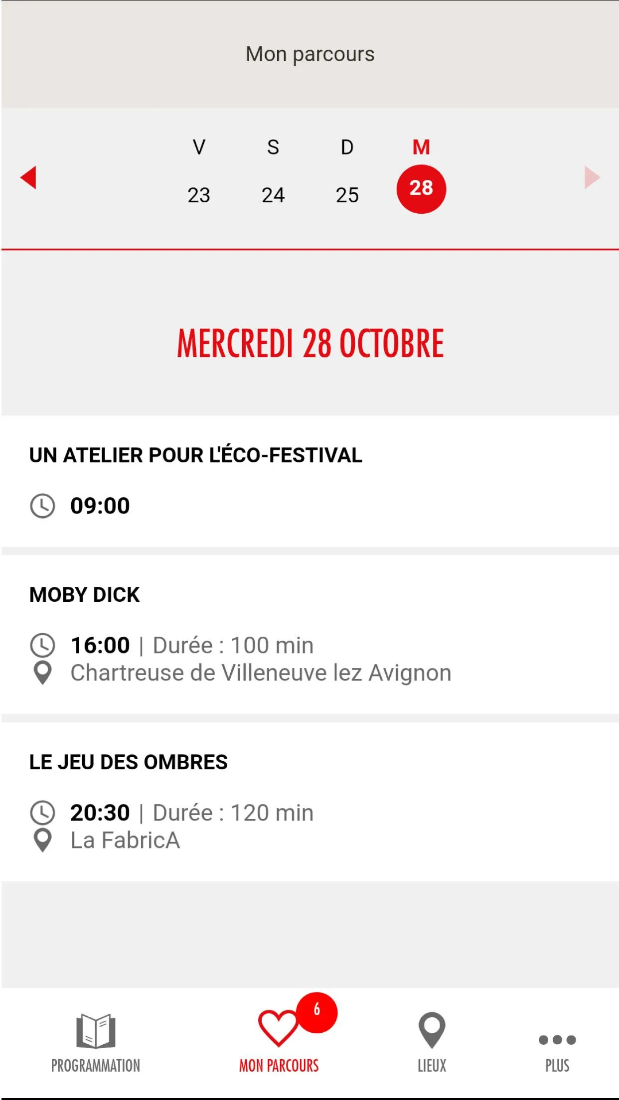 Festival d'Avignon | Indus Appstore | Screenshot